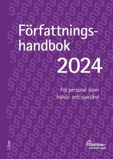 Frfattningshandbok 2024, bok med onlinetjnst (hftad)