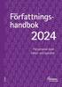 Frfattningshandbok 2024, bok med onlinetjnst