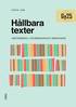 H�llbara texter : grunderna i vetenskapligt skrivande