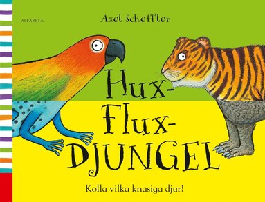Hux-flux-djungel : kolla vilka knasiga djur! (hftad)