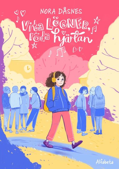 Vita lgner, rda hjrtan (inbunden)
