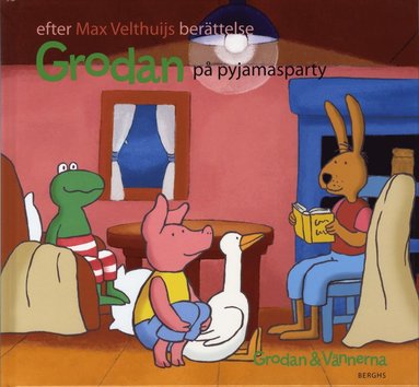 Grodan p� pyjamasparty (inbunden)