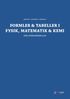 Formler & tabeller i fysik, matematik & kemi