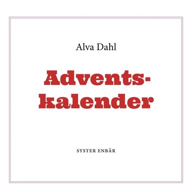 Adventskalender (inbunden)