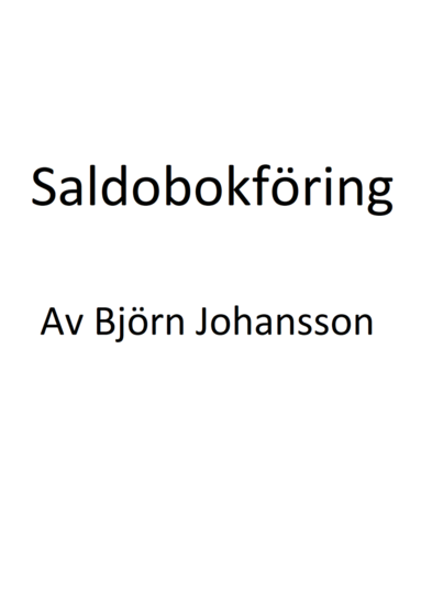 Saldobokfring (hftad)