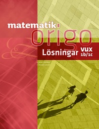 Matematik Origo 1b/1c Vux Lösningshäfte (häftad)