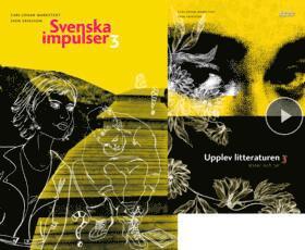 Svenska impulser 3 Elevpaket, 1ex Grundbok + 1ex Upplev (inbunden)