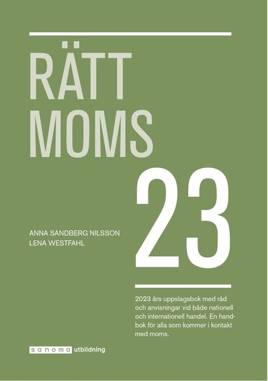 R�tt Moms 2023 (h�ftad)