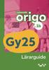 Matematik Origo niv 1b Lrarguide