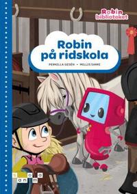 Omslag: Robin på ridskola, blå nivå