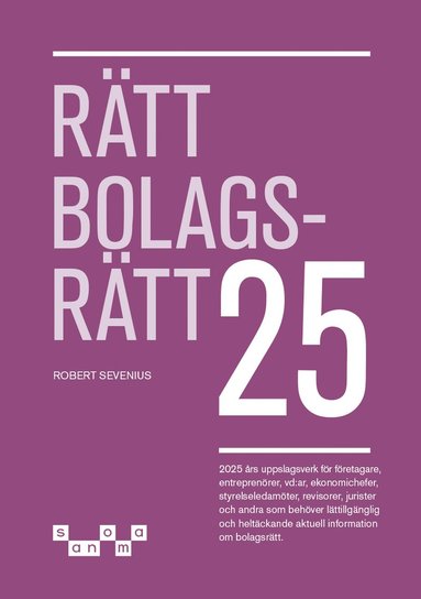 Rätt Bolagsrätt 2025 (kartonnage)