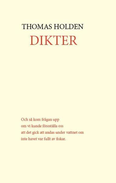 Thomas Holden - Dikter (pocket)