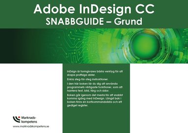 Adobe InDesign CC snabbguide - grund (inbunden)
