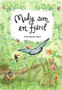 Omslag för Modig som en fjäril