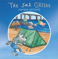 Omslag för Tre små grisar campar på Svinö