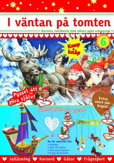 I väntan på tomten : barnens jultidning med julens pynt och pyssel (pocket)