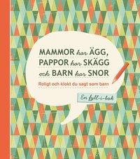 Mammor har Ã¤gg, pappor har skÃ¤gg och barn har snor - Roligt och klokt du sagt som barn : en fyll-i-bok (inbunden)