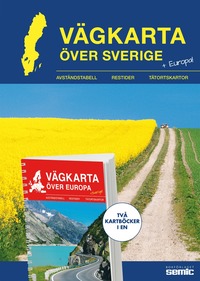 Vgkarta ver Sverige / Europa (hftad)