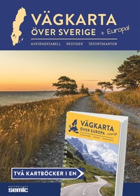 Vgkarta ver Sverige + Europa (hftad)