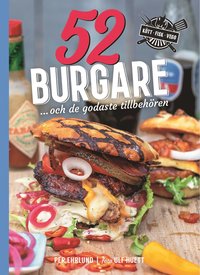 52 burgare och de godaste tillbehören som bok, ljudbok eller e-bok.