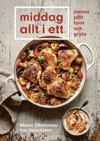 Middag allt i ett : panna, plåt, form och gryta som bok, ljudbok eller e-bok.