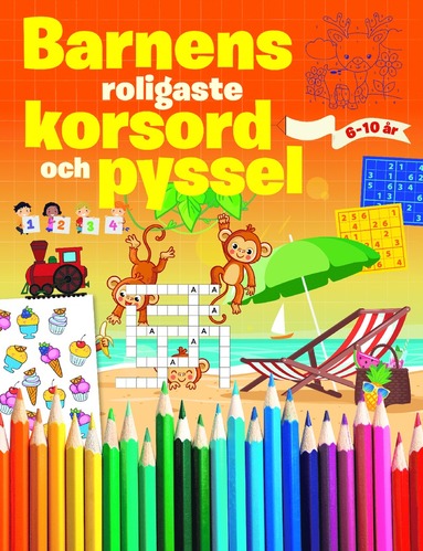 Barnens roligaste korsord och pyssel (hftad)