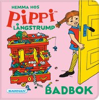 Omslag för Hemma hos Pippi Långstrump : badbok