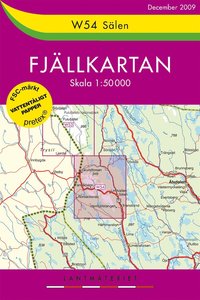 W54 Sälen Fjällkartan - 1:50000 - Falsad (9789158895102) | Bokus