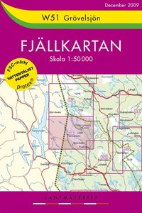 W51 Grövelsjön Fjällkartan - 1:50000 - Falsad (9789158895119) | Bokus