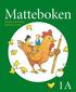 Matteboken Grundbok 1A