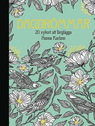 Dagdrmmar - 20 vykort att frglgga (inbunden)