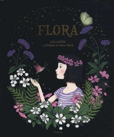 Flora : målarbok (inbunden)