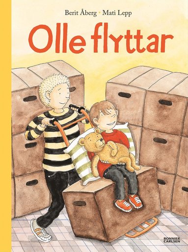 Olle flyttar (kartonnage)