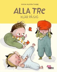 Omslag: Alla tre klär på sig