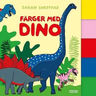 Färger med dino (häftad)