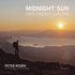 Midnight sun over Swedish Lapland