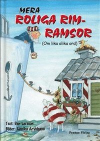 Omslag: Mera Roliga Rim-Ramsor (om lika olika ord)