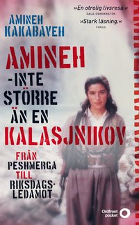 Amineh - inte större än en kalasjnikov : från peshmerga till riksdagsledamot (pocket)