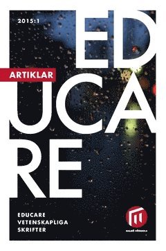 Educare 2015:1, Artiklar (inbunden)