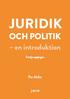 Juridik och politik - en introduktion