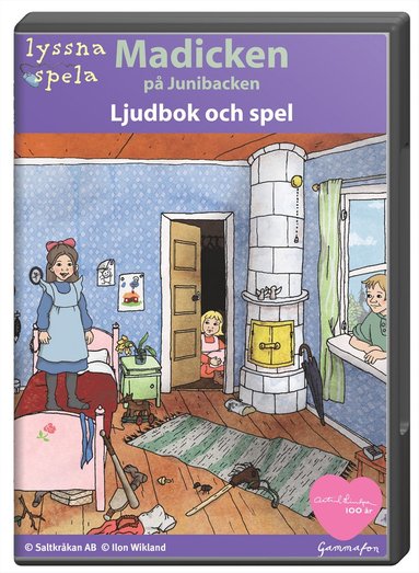 Madicken på Junibacken.  Ljudbok och spel (inbunden)