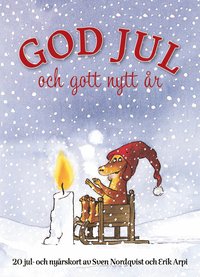God Jul och Gott Nytt r - Vykortsbok