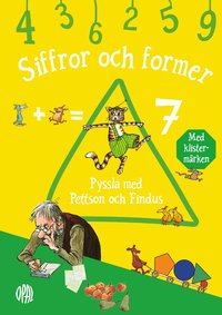 Omslag: Pyssla med Pettson och Findus : siffror och former med klistermärken