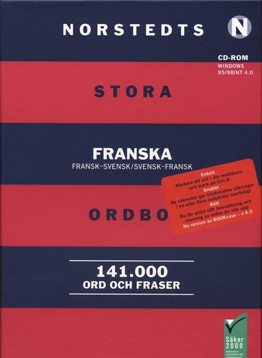 Norstedts stora franska ordbok : CD 20-användarlicens : fransk-svensk, svensk-fransk : 141000 ord och fraser (inbunden)