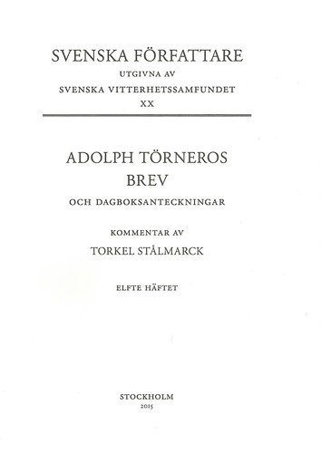 Brev och dagboksanteckningar. Del 5, Kommentar (inbunden)