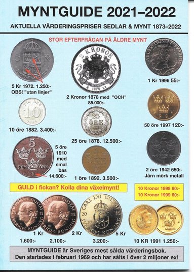 Myntguide Nr 55 2021-2022 (inbunden)