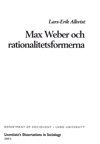 Max Weber och rationalitetsformerna (inbunden)