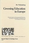 Greening Education in Europe (inbunden)