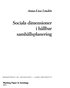 Sociala dimensioner i hållbar samhällsplanering