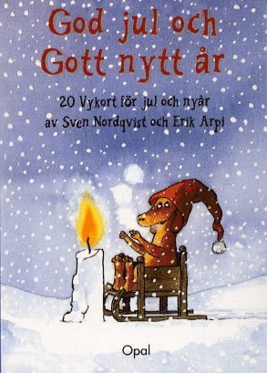 Julkort God Jul Gott Nytt r 20 vykort (inbunden)